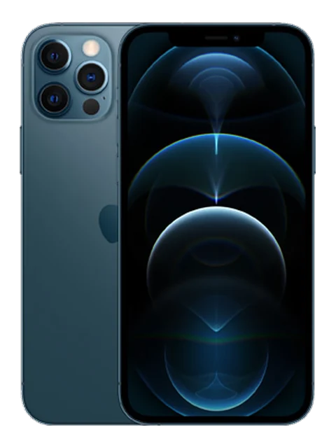 iPhone 12 Pro, front and rear view