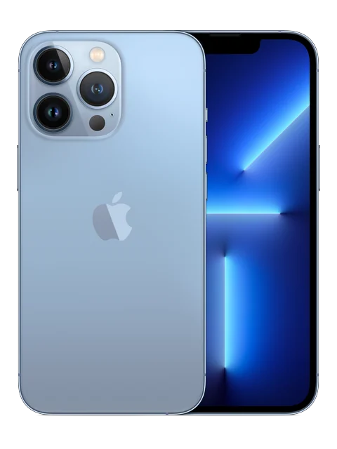 iPhone 13 Pro, front and rear view