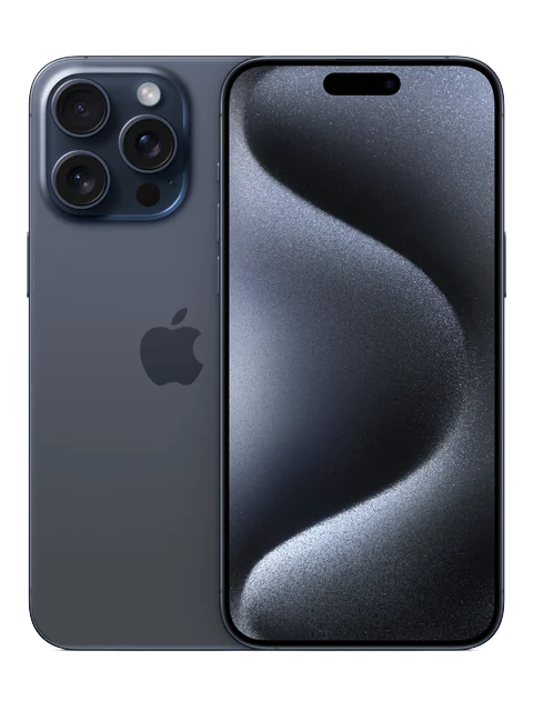 iPhone 15 Pro Max, front and rear view