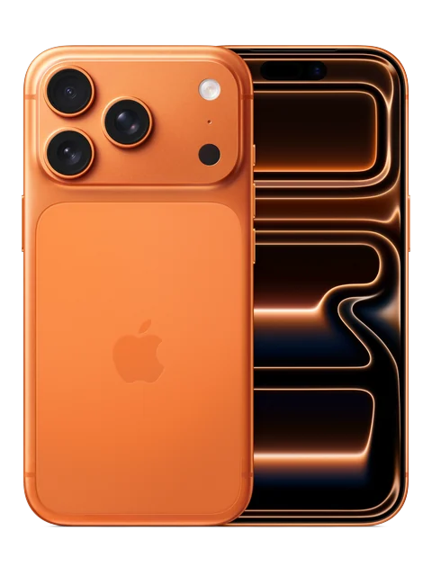 iPhone 17 Pro, front and rear view