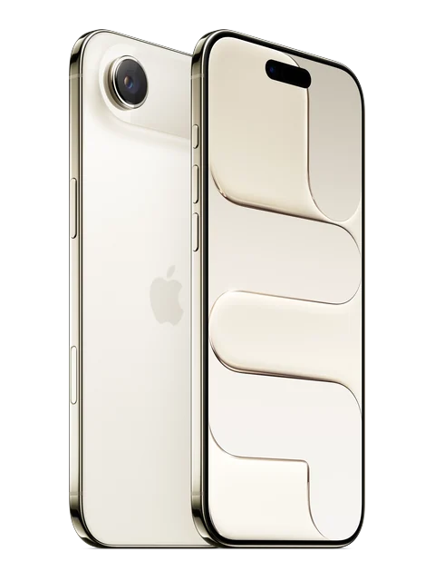 iPhone Air, front and rear view