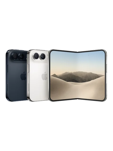 iPhone Duo, front and rear view